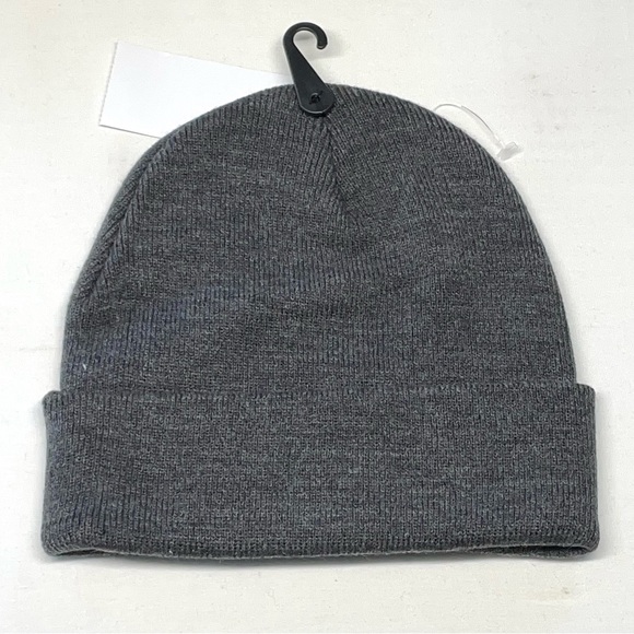 Timberland Men’s Cuffed Beanie Winter Hat Lightweight T100354C 010 Gray NWT - Picture 4 of 15